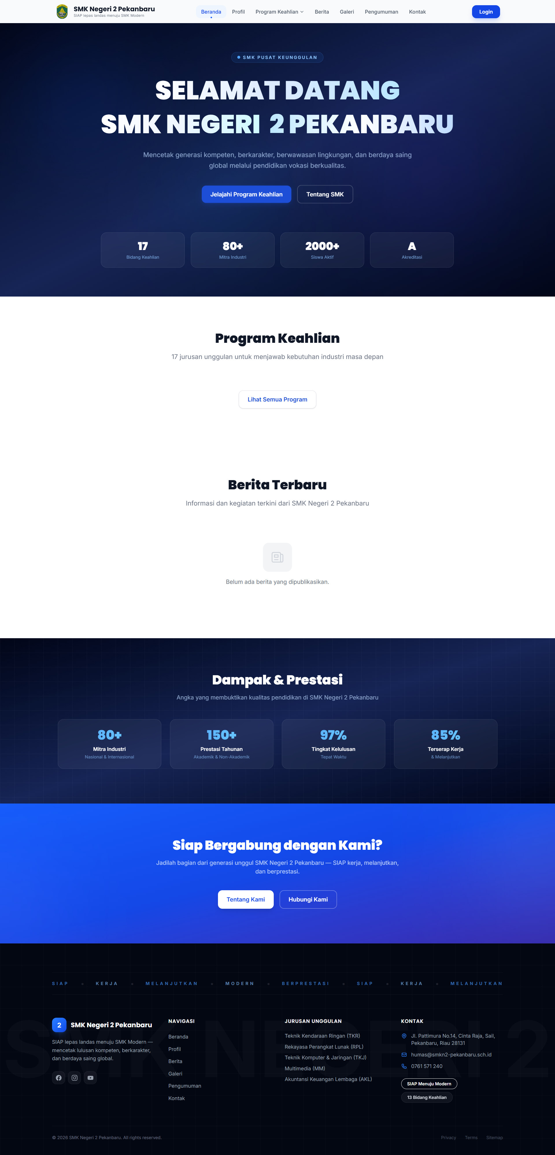 Web Sekolah project